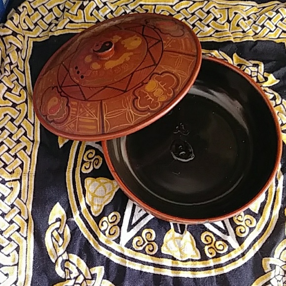 VINTAGE 70s Retro Yin and Yang Detailed Round Box🔥 - Picture 3 of 8